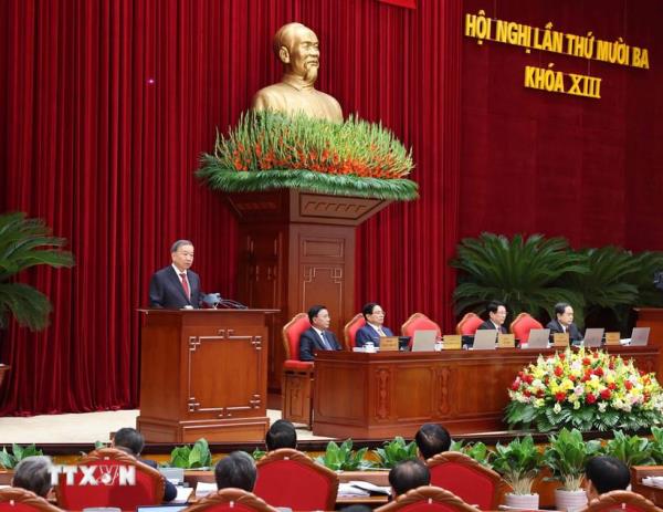 Hội nghị Trung ương lần thứ 13: Biểu quyết giới thiệu nhân sự Ban chấp hành Trung ương khóa XIV