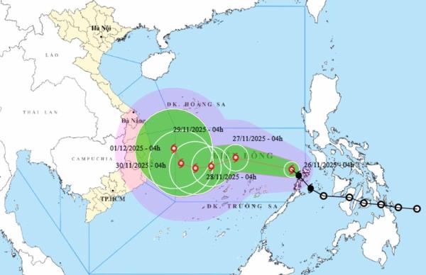 Bão Koto thành bão số 15 trên Biển Đông: Đường đi cực phức tạp, có thể mạnh thêm