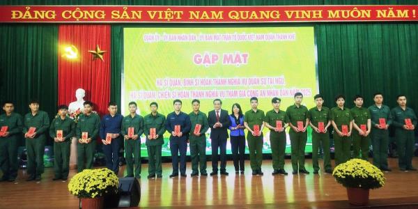 Quận Thanh Khê gặp mặt 226 Quân nhân xuất ngũ năm 2025