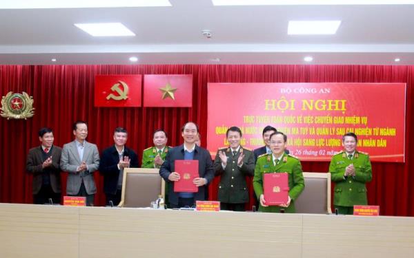 Lực lượng CAND tiếp nhận chức năng quản lý nhà nước về cai nghiện ma tuý và quản lý sau cai nghiện ma tuý từ 1/3/2025