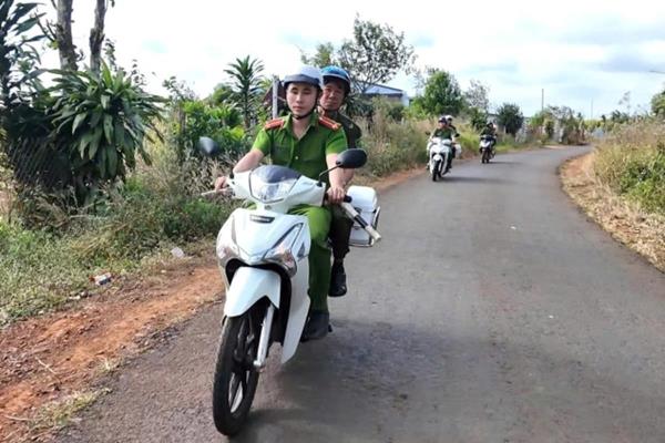 Công an xã Nâm Njang nỗ lực vì bình yên cuộc sống