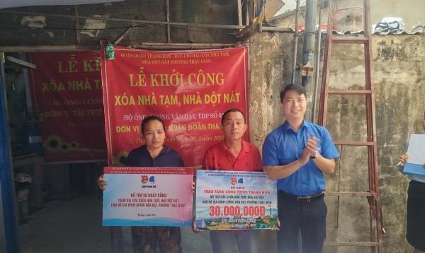 Tuổi trẻ Thanh Khê chung tay xóa nhà tạm, nhà dột nát