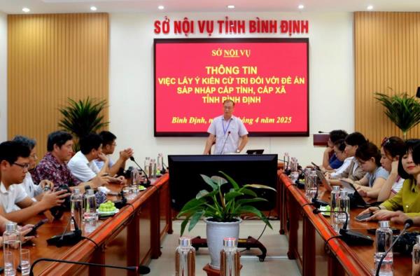 Hơn 98% cử tri Bình Định đồng ý đề án sáp nhập