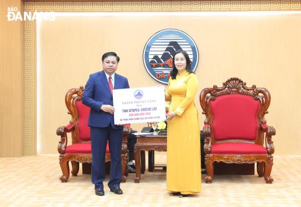 Tăng cường hợp tác phát triển giữa Đà Nẵng và Attapeu (Lào)