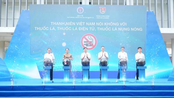 Hơn 1.000 bạn trẻ Đà Nẵng tham gia lễ mít tinh Vạch trần sự hấp dẫn giả tạo, kêu gọi nói không với thuốc lá điện tử