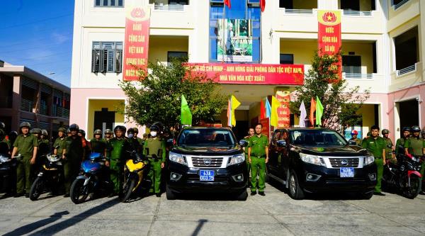 Phường Ngũ Hành Sơn ra quân Lực lượng tham gia bảo vệ ANTT cơ sở đảm bảo ANTT, ATGT, trật tự đô thị