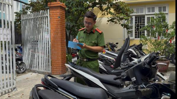 Công an phường Hòa Cường liên tiếp làm rõ nhóm trộm xe máy và gây rối trật tự
