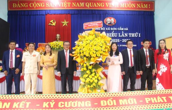 Đảng bộ xã Sơn Cẩm Hà quyết tâm hoàn thành các tiêu chí nông thôn mới nâng cao trong nhiệm kỳ 2025-2030