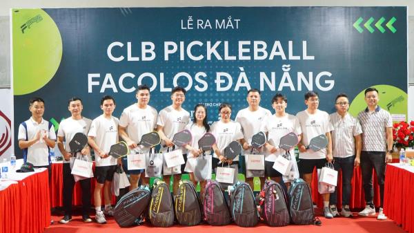 Ra mắt Câu lạc bộ Pickleball Facolos Đà Nẵng, bước tiến mới cho phong trào Pickleball thành phố