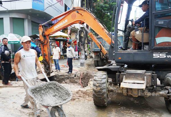 Đẩy nhanh tiến độ thi công 2 công trình đường Hoàng Diệu và đường Ông Ích Khiêm