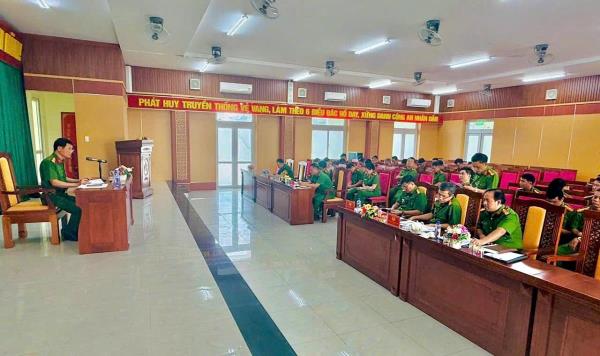 Phòng Cảnh sát cơ động quyết tâm bảo vệ tuyệt đối an toàn Đại hội đại biểu Đảng bộ Công an TP Đà Nẵng lần thứ XV