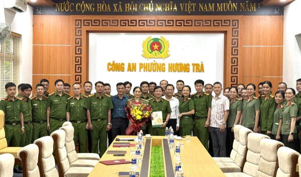 Công an phường Hương Trà quyết tâm giữ vững địa bàn