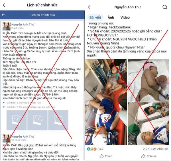 Cảnh giác thông tin thất thiệt