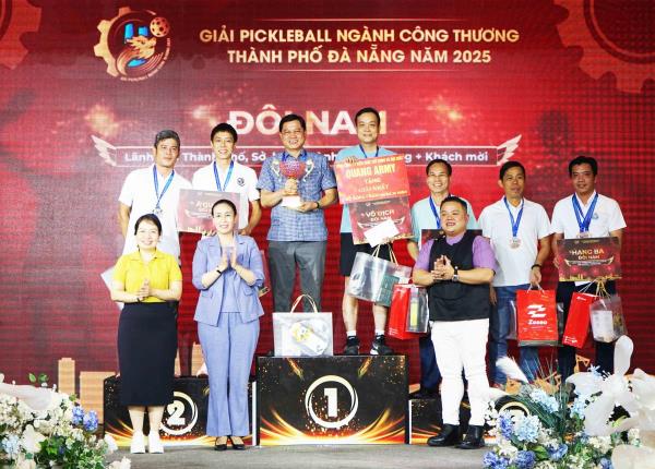 Bế mạc và trao các giải thưởng Giải pickleball Ngành Công Thương TP Đà Nẵng năm 2025