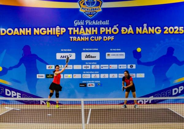 350 VĐV tranh tài tại giải Pickleball Doanh nghiệp Đà Nẵng 2025