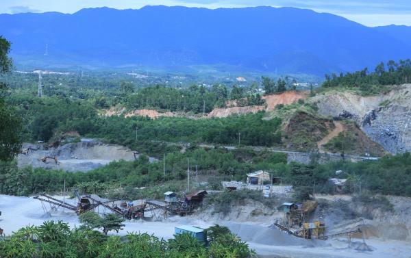 Nhiều mỏ khoáng sản của Đà Nẵng vi phạm quy định trong quá trình khai thác