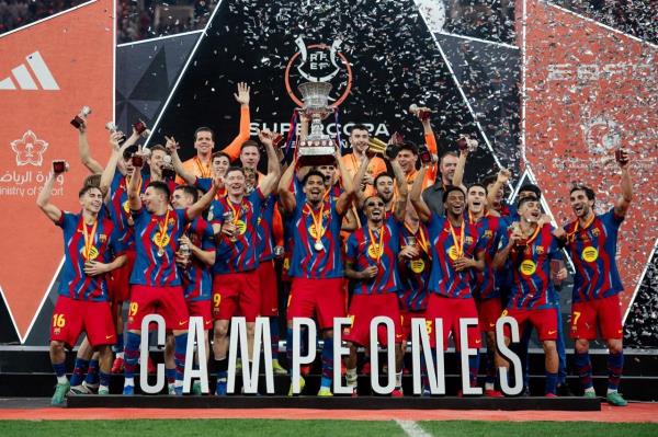 Thắng siêu kinh điển, Barca đoạt Siêu Cúp Tây Ban Nha