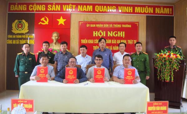 Xã Thăng trường phát huy sức mạnh tổng hợp của cả hệ thống chính trị và nhân dân trong công tác giữ gìn an ninh trật tự