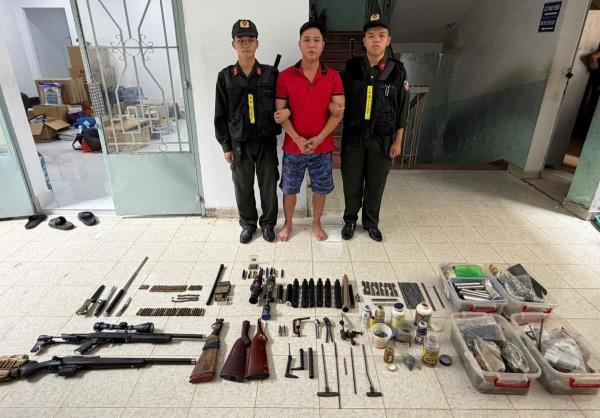 Triệt xóa đường dây mua bán, tàng trữ vũ khí quân dụng quy mô lớn