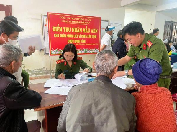 Tiếp tục công tác thu nhận mẫu ADN thân nhân liệt sĩ chưa xác định danh tính