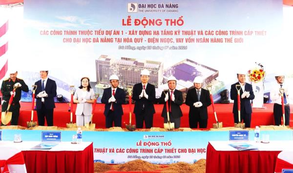 Xây dựng các công trình hạ tầng kỹ thuật và cấp thiết cho Đại học Đà Nẵng