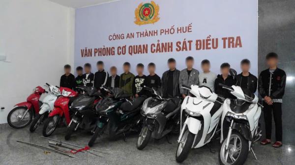 Khởi tố 15 thanh niên sau vụ truy đuổi, đánh chém nhau ở Huế