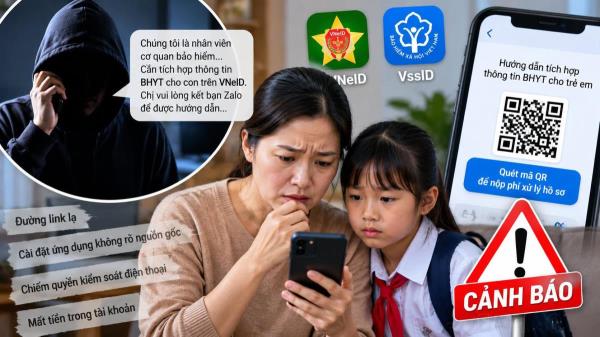 Cảnh giác thủ đoạn lừa đảo tích hợp bảo hiểm y tế cho trẻ em