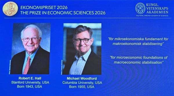 Nobel Kinh tế 2026 vinh danh hai nhà kinh tế học Mỹ