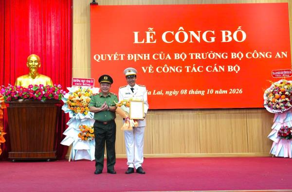 Bổ nhiệm Đại tá Nguyễn Thanh Trí làm Phó Giám đốc Công an tỉnh Gia Lai, biệt phái đến Ban Tổ chức Tỉnh ủy