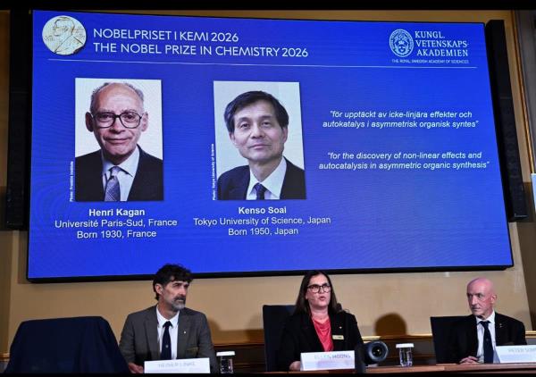 Nobel Hóa học 2026 vinh danh hai nhà khoa học Pháp và Nhật Bản