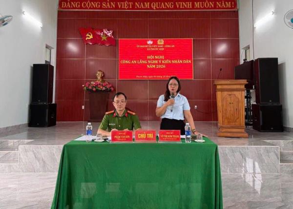 Công an xã Phước Hiệp phát huy tinh thần gần dân, trọng dân