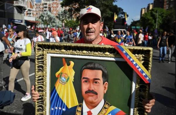 Người ủng hộ tuần hành đòi Mỹ thả ông Maduro