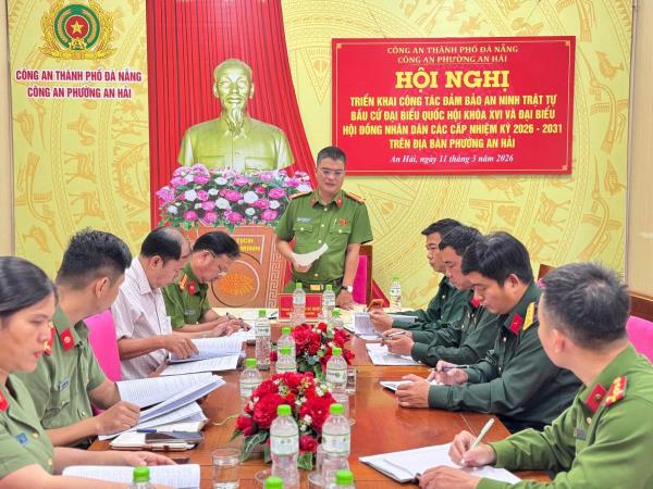 Chủ động phương án giữ vững an ninh trật tự trước ngày bầu cử