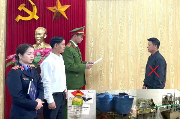 Dùng axit axetic không rõ xuất xứ sản xuất 12.000 chai dấm giả