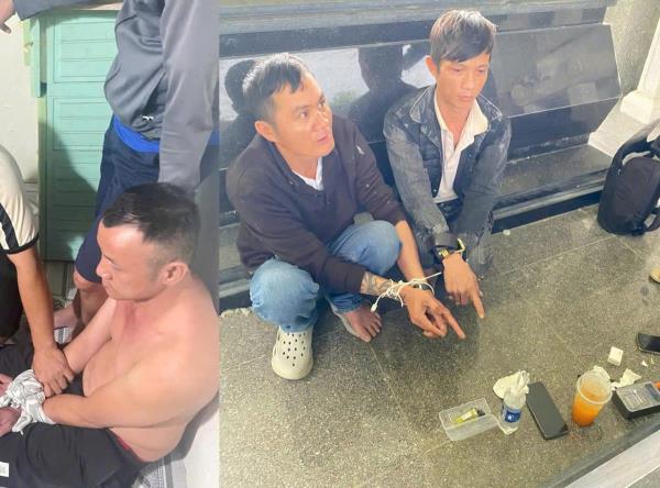 Bắt quả tang nhóm đối tượng tổ chức sử dụng ma túy tại khu vực nghĩa địa