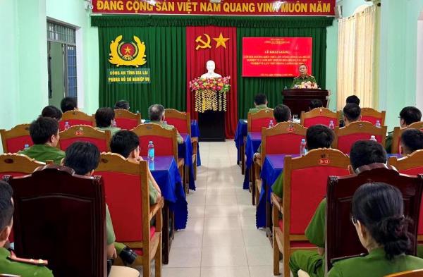 Công an tỉnh Gia Lai đẩy mạnh số hóa hồ sơ