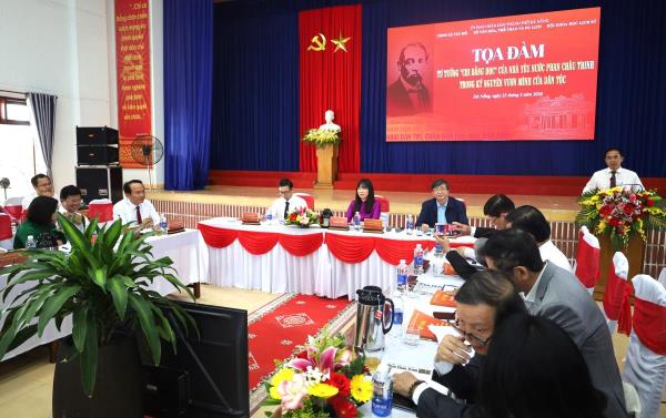 Tọa đàm Tư tưởng Chi bằng học của nhà yêu nước Phan Châu Trinh trong kỷ nguyên vươn mình của dân tộc