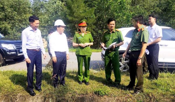 Công an TP Đà Nẵng khảo sát xây dựng trụ sở Công an xã Thăng An và Hà Nha