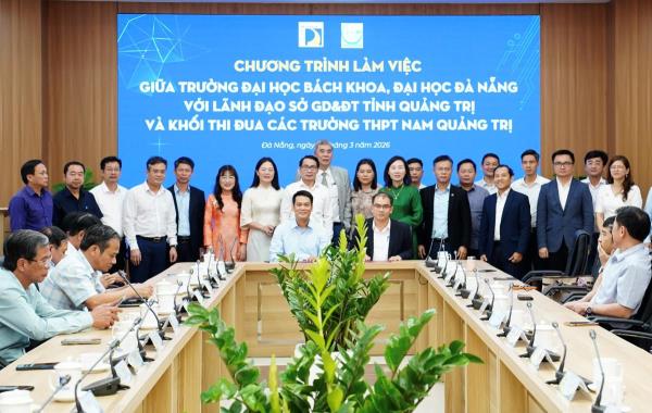 Trường Đại học Bách khoa Đà Nẵng hợp tác Quảng Trị, thúc đẩy đào tạo, nghiên cứu và định hướng nghề nghiệp cho học sinh