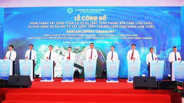 Hoàn thành xây dựng Hợp phần A và khởi động Hợp phần B Dự án Cảng Liên Chiểu