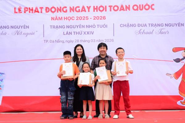 Học sinh Đà Nẵng sôi nổi tranh tài Ngày hội Trạng Nguyên nhỏ tuổi