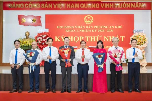 Kỳ họp thứ nhất Hội đồng nhân dân phường An Khê tạo dấu mốc khởi đầu nhiệm kỳ mới