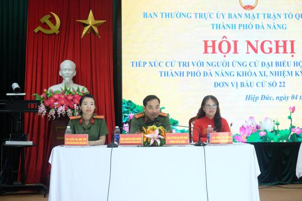 Tăng cường đối thoại dân chủ tại hội nghị tiếp xúc cử tri ở Hiệp Đức