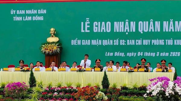 907 tân binh trên địa bàn tỉnh Lâm Đồng hăng hái lên đường thực hiện nghĩa vụ tham gia Công an nhân dân