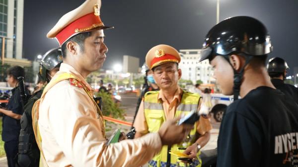 Công an thành phố Đà Nẵng tiếp tục ra quân phòng, chống đua xe trái phép và tụ tập gây rối