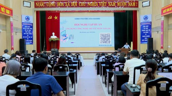 Phường Hòa Khánh tập huấn chuyên sâu ứng dụng Trí tuệ nhân tạo (AI)