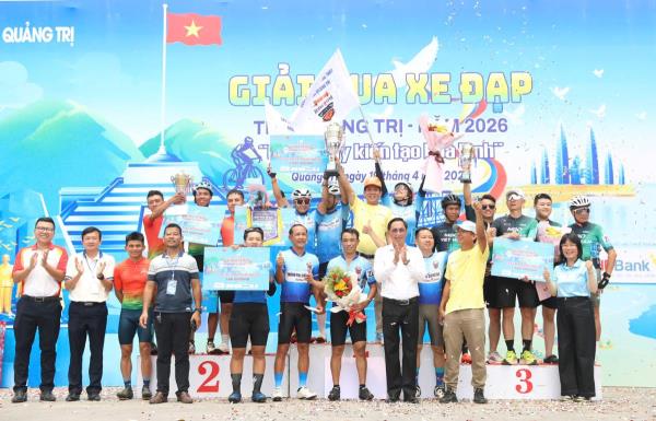 Hơn 260 VĐV dự giải đua xe đạp Chung tay kiến tạo hòa bình