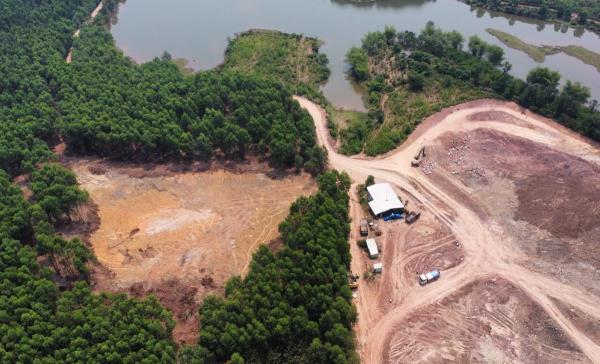 Xử phạt đối tượng khai thác trái phép gần 5.000m3 đất ở xã Thu Bồn