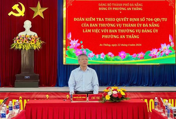 Kiểm tra thực hiện nghị quyết tại phường An Thắng