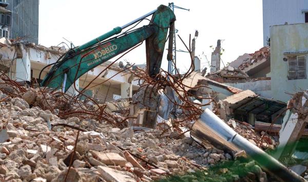 Công an Đà Nẵng thụ lý vụ tháo dỡ công trình gây sập nhà dân tại đường Trần Quý Cáp